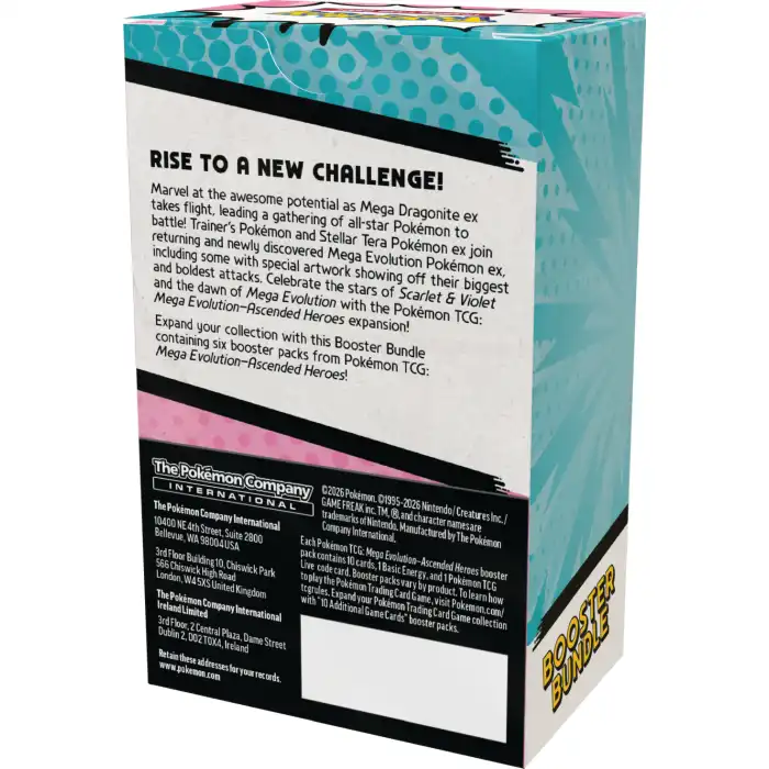 Pokémon: Mega Evolution – Ascended Heroes Booster Bundle - obrazek 2